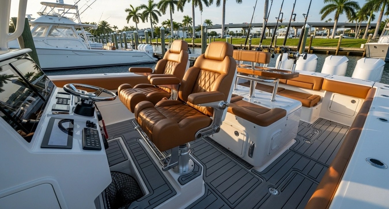 Premium Upholstery Boat Seats for Beautiful Boat Interiors